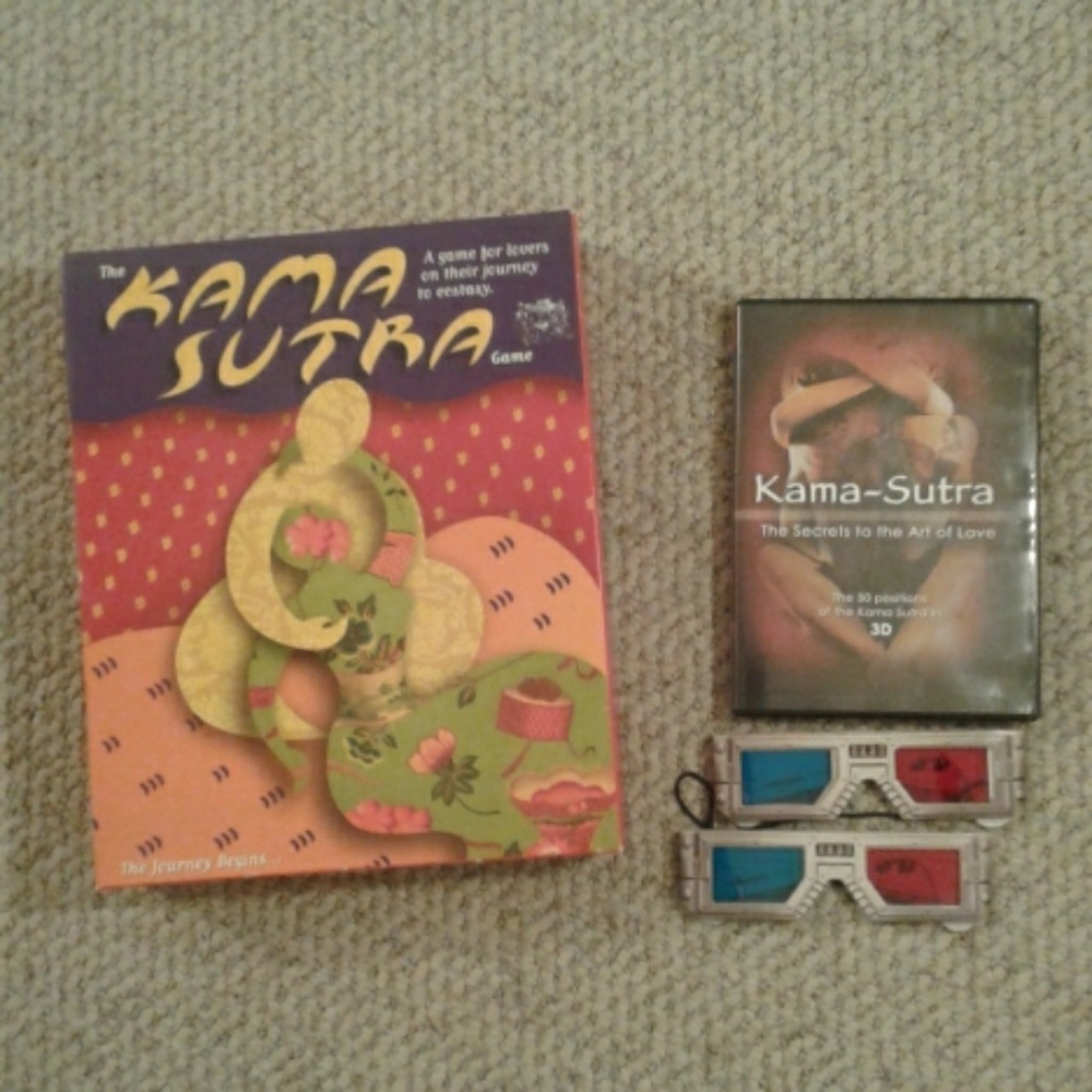 Kama sutra game and 3D DVD